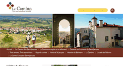 Desktop Screenshot of lecamino.org